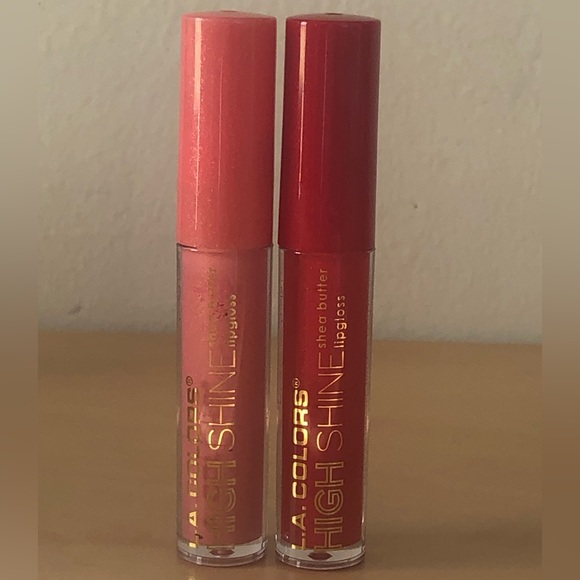 $1 Add On - Set of 2 L.A. Colors High Shine Shea Butter Lipgloss lip gloss - Picture 1 of 2